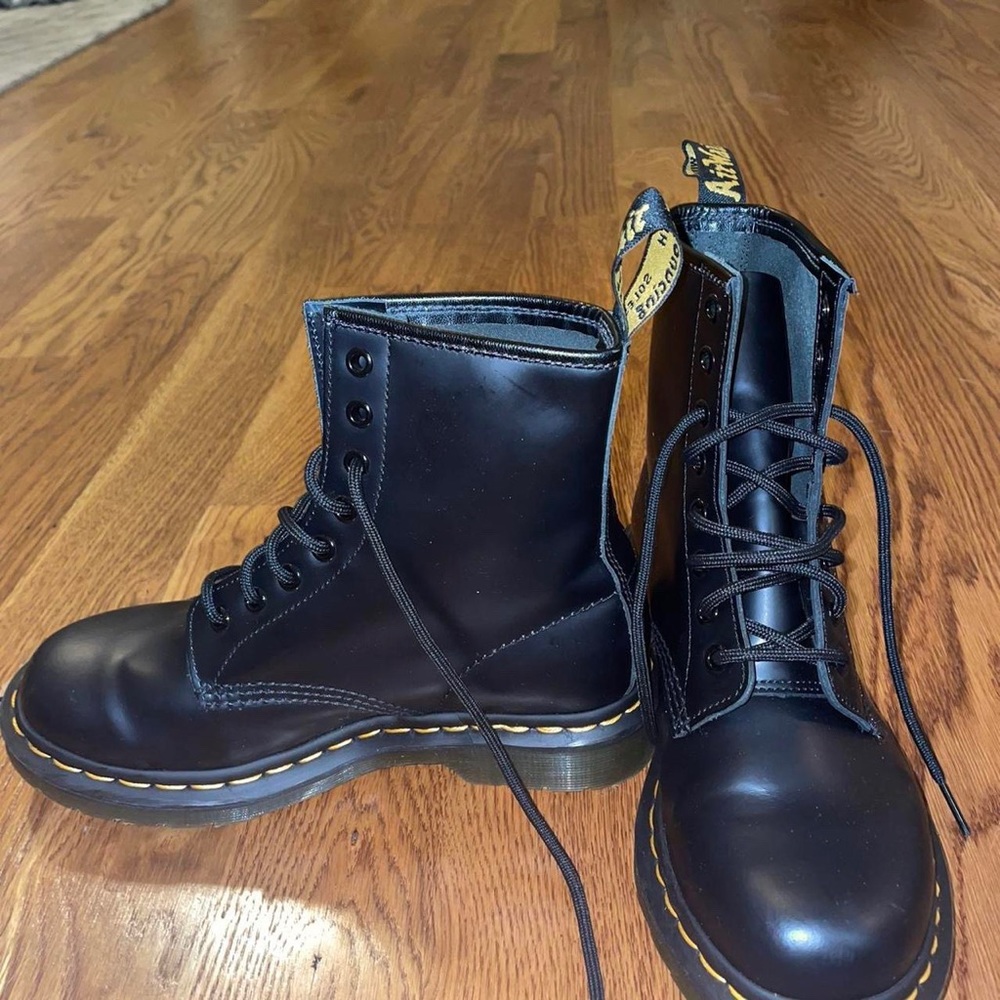 Dr. Martens Smooth Leather Lace Up Boots